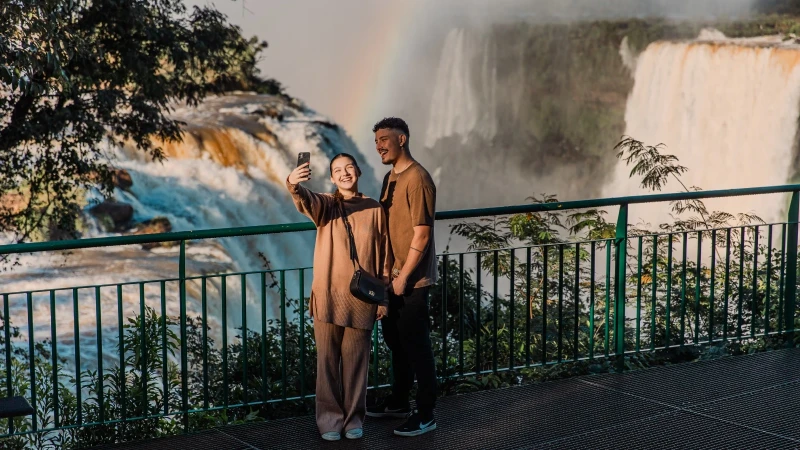 Amanhecer nas Cataratas